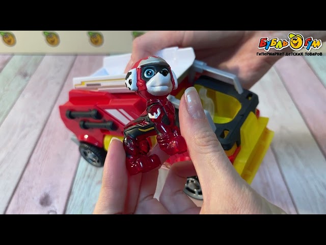 Игровой набор Щенячий патруль Маршалл с машинкой  - видео