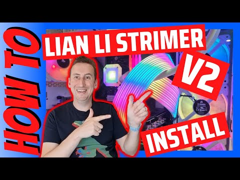 How to install Lian Li Strimer Plus V2 - Can I control with iCue??
