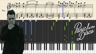 Panic! At The Disco - The End Of All Things - Piano Tutorial + SHEETS