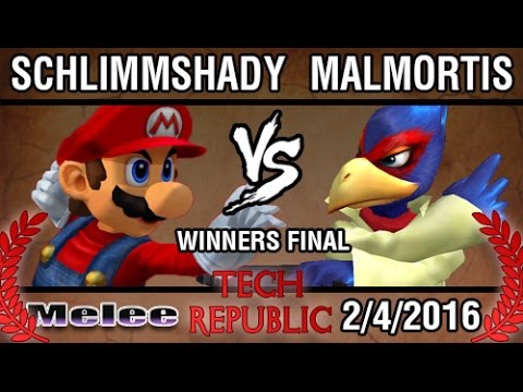 [Tech Republic] SchlimmShady (Mario) vs Malmortis (Falco, Fox) Melee Winners Final - Top 8