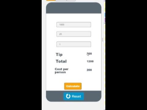 Making a Tip Calculator in Code.org