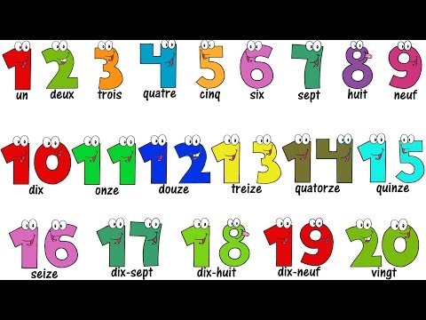 French Lesson - NUMBERS 1-20 - Compter jusqu'à 20 - Learn French