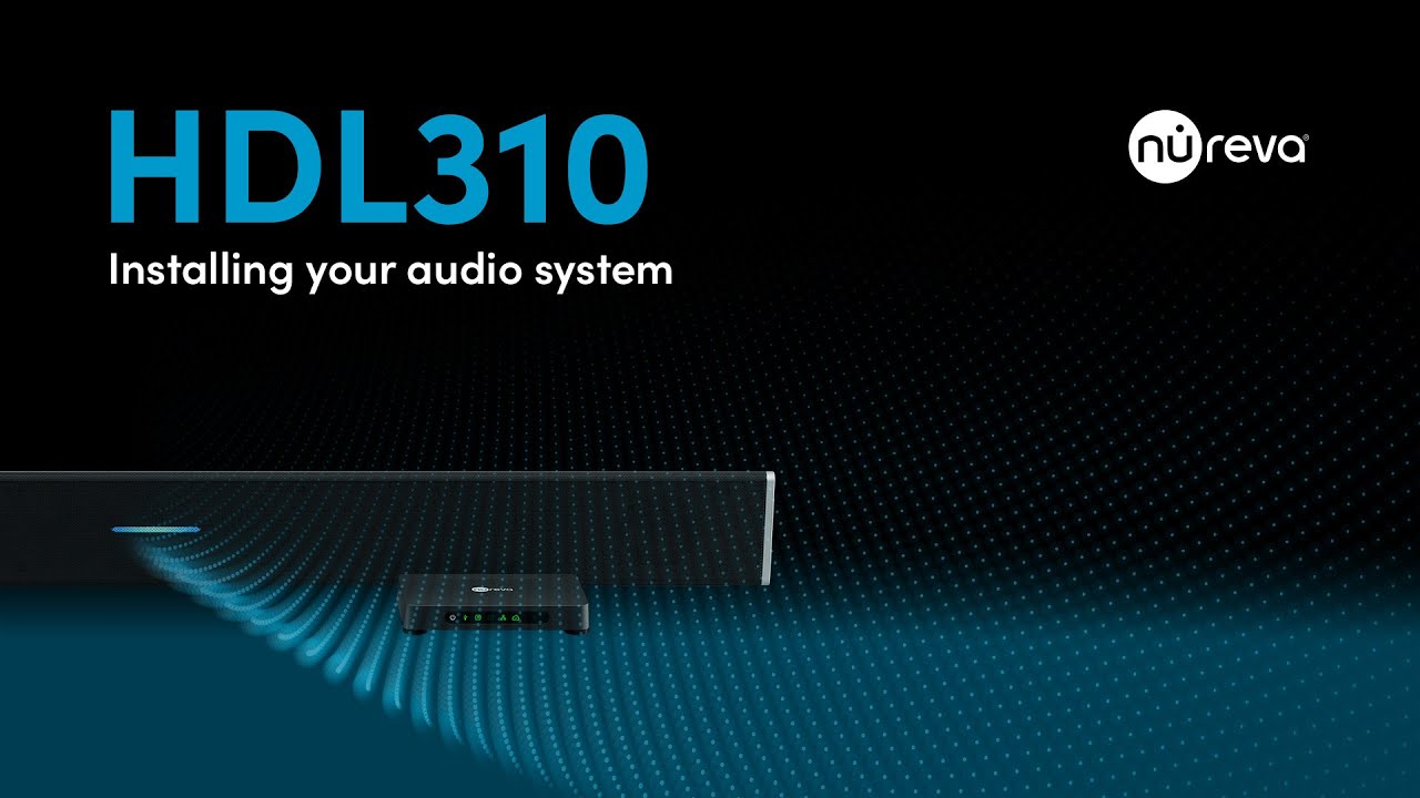Installing the Nureva HDL310 audio conferencing system