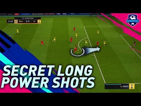 FIFA 19 SECRET LONG POWER SHOTS YOU DIDN'T KNOW ABOUT! HOW TO TAKE POWER SHOTS FROM DISTANCE!