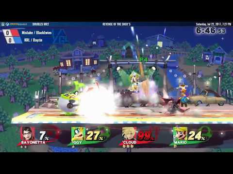 Revenge of the Shoxs - Mistake + Blacktwins vs KRL + Dayzin - Smash 4 Doubles WR2
