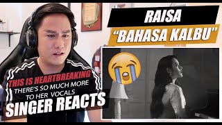 Raisa &amp; Andi Rianto - Bahasa Kalbu (Official Music Video) | SINGER REACTION