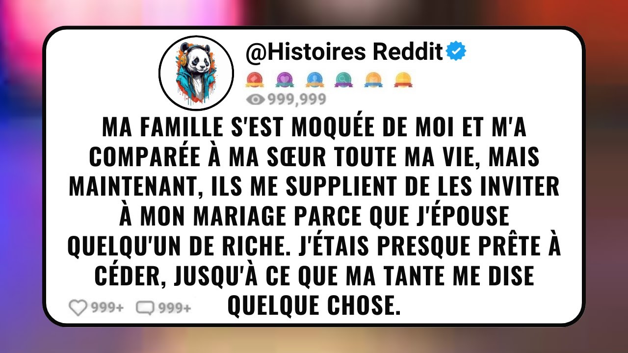Ma Famille S'est Moquée De Moi Et M'a Comparée à Ma Sœur Toute Ma Vie, Mais Maintenant, Ils Me...