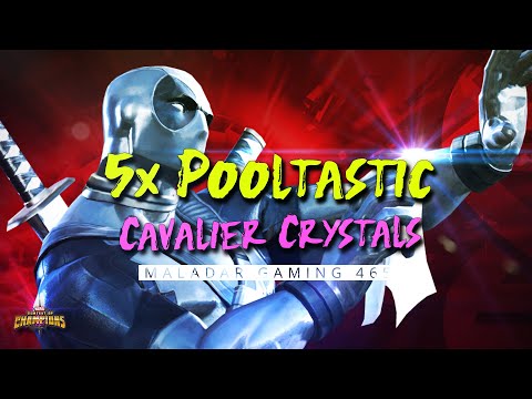 5x Pooltastic Cavalier Crystals + 5 Star Platinumpool - Marvel Contest of Champions