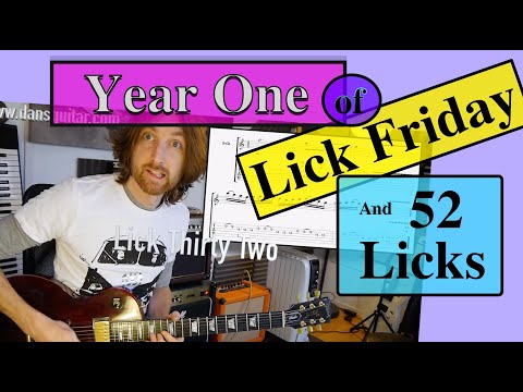 Guitar Lick Friday - Year One in Full