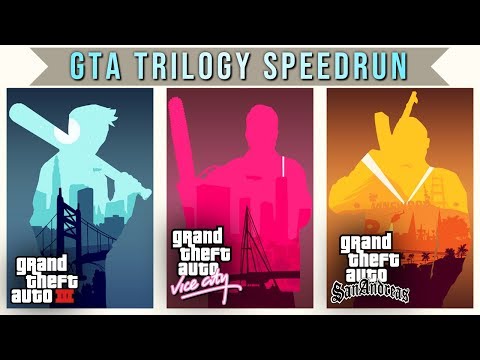 GTA Trilogy Speedrun (III + VC + SA) - Any% - 6:34:04 [World Record]