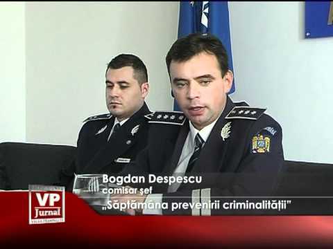 „Săptămâna prevenirii criminalităţii”