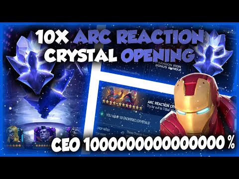 7 STAR PULLED!!! - 10x Arc Reaction Crystal Opening! || Marvel Contest of Champions