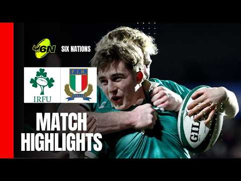 Ireland U20s vs Italy U20s Highlights | U20 Men’s Six Nations 2026 | Rugby Highlights