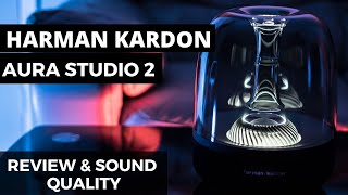 Harman Kardon Aura Studio 2 -  Unboxing - Review - Sound Test -  Bluetooth Home speaker 2018