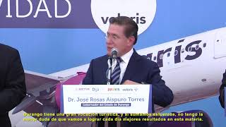 EL SECRETARIO DE TURISMO DEL GOBIERNO FEDERAL, MIGUEL TORRUCO MARQUÉS VISITÓ DURANGO PARA CONOCER LO