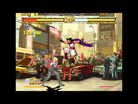 Garou: Mark of the Wolves @ Fightcade 2 - WhiteGriffith vs kaine_ai FT5 [4K/60fps]