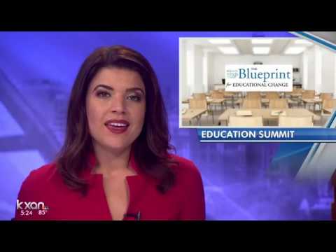 KXAN report on Blueprint for Educational Change Summit 22217