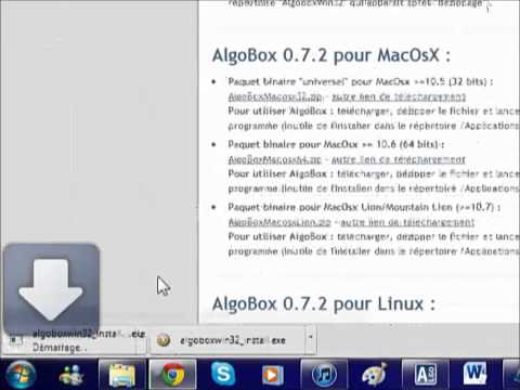 comment installer algobox