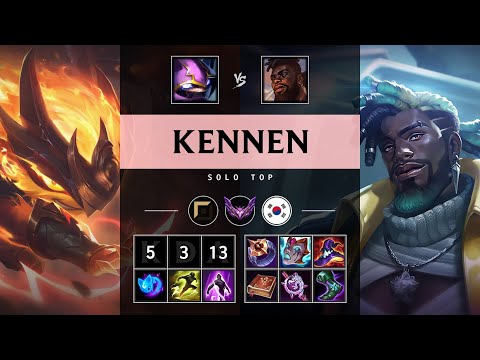 Kennen Top vs K'Sante - KR Master Patch 25.18