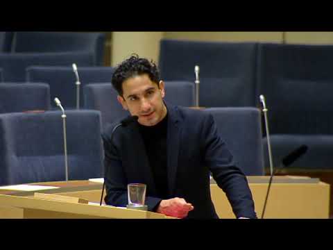 Spel och beroende av Roland Utbult (KD) till Statsrådet Ardalan Shekarabi (S)