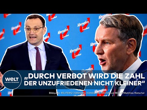 AFD: Spahn und Faeser gegen Parteiverbot! Petition für Entzug von Björn Höckes Grundrechten läuft
