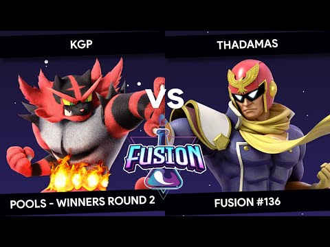 Fusion #136 - KGP (Incineroar) Vs. Thadamas (Captain Falcon) - Pools - Winners Round 2