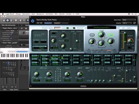 Softwareinstrumente in Logic Pro Tutorial: Praxisbeispiel zum EXS24 |video2brain.com