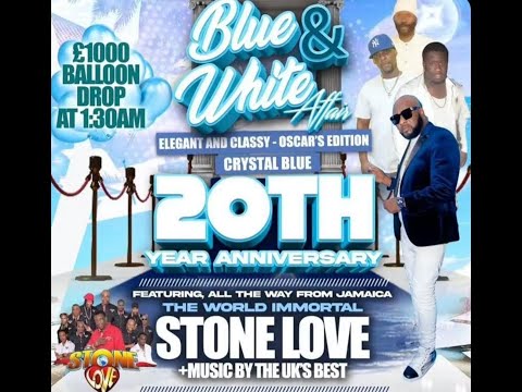 CRYSTAL BLUE 20TH ANNIV FT STONE LOVE WITH DA COMMANDER IN CHIEF BILL COSBY. ALLAN BRANDO& SQUIDDLY