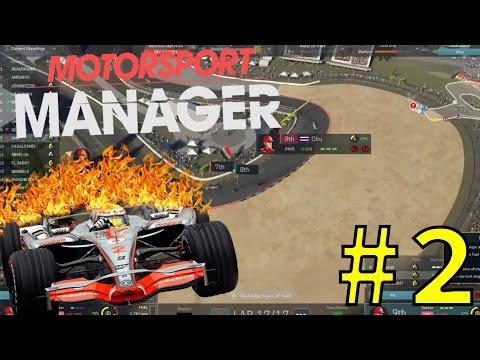 Motorsport Manager 2016 PC Career Mode - PART 2 BLEW UP IN THE PITLANE!