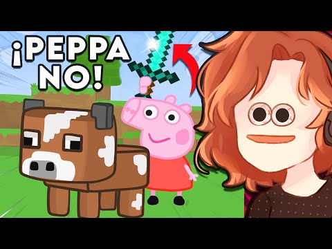 WHAT HAPPENS IF PEPPA ENTERS MINECRAFT?  VERY CURSED😨 MINECRAFT ANIMATIONS