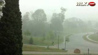 Raw Video: Raining In Sheets