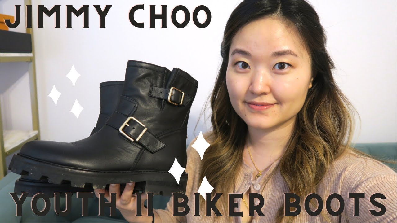 Jimmy Choo Youth II Biker Boots Unboxing! #inmychoos #jimmychoo