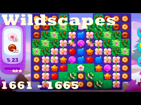 Wildscapes Level 1661 - 1665 HD Walkthrough | 3 - match game | gameplay | android | ios | pc | app
