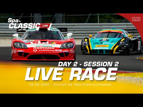 Spa-Classic 2025 - Historic Racing by Peter Auto - Live session 4 🔴🇬🇧