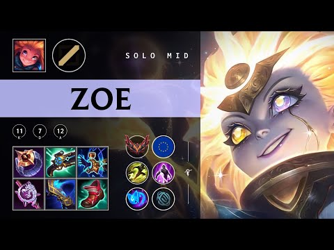 Zoe Mid vs Veigar - EUW Grandmaster Patch 25.24