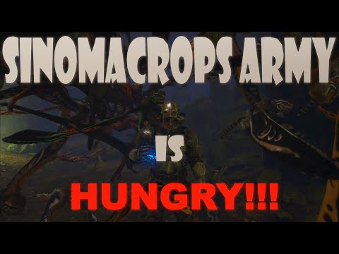 Ark Survival Evolved Lost Island - SINOMACROPS ARMY 35 SOLDIERS UNDER DINOPITHECUS KING, DINNER TIME