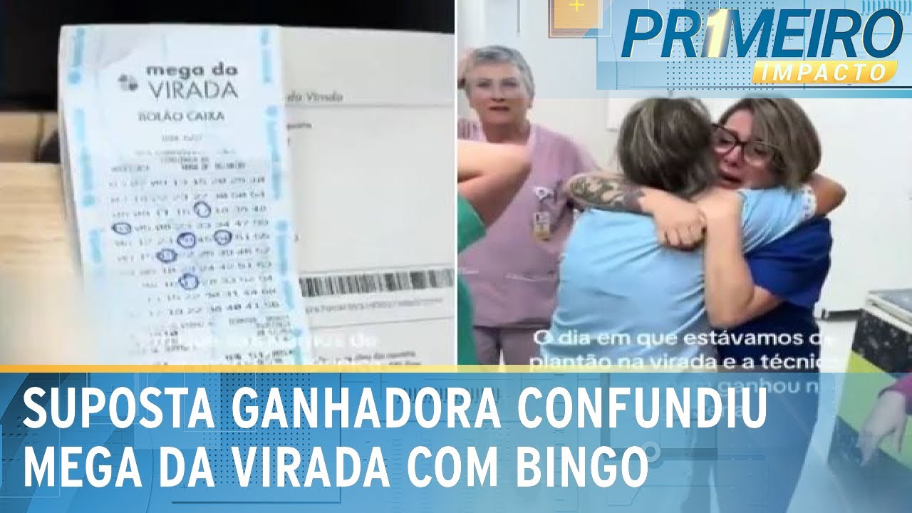 Mulher comemora ao pensar que ganhou na Mega da Virada e se decepciona | Primeiro Impacto (02/01/25)