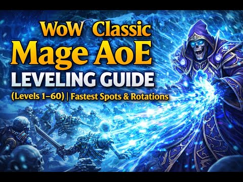 WoW Classic Mage AoE Leveling Guide Levels 1–60(also for hardcore)
