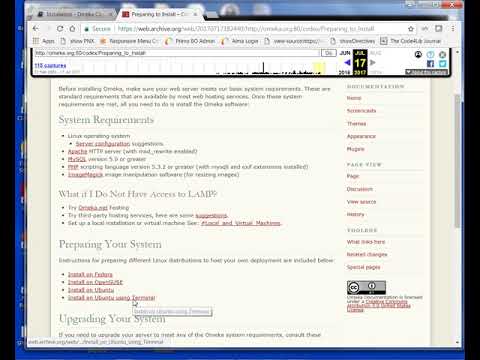 Omeka Classic: Create MySQL Database