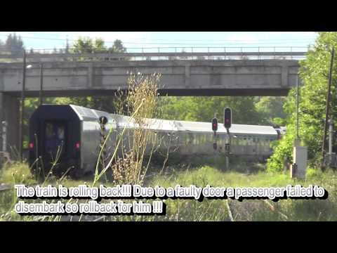 RARE! InterCity 58 makes a rollback to Bralos station