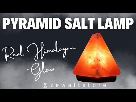 Pyramid-Shaped Pink Salt Lamp – Himalayan Healing & Home Décor