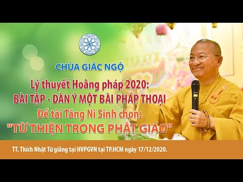 Dàn ý một bài pháp thoại l Sư phạm hoằng pháp