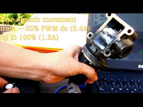 Pierburg EGR solenoid valve - proper and faulty operation