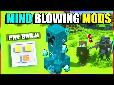 MrGamerJay - Top 10 Minecraft mindblowing mods | minecraft mods hindi