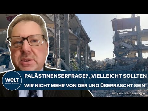 KRIEG GEGEN ISRAEL: Palästinenserfrage? Zwei-Staaten-Lösung? "Ich bin von der UNO sehr enttäuscht"