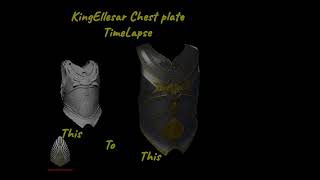 3D Modeling Timelapse – King Elessar Chest Armor (Part 1) | LOTR Cosplay Build