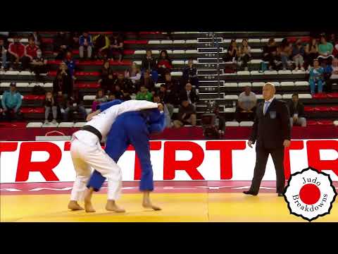 Judo Mens - Zhansay Smagulov vs. Benjamin Axus - U73 Grand Slam Antalya 2022