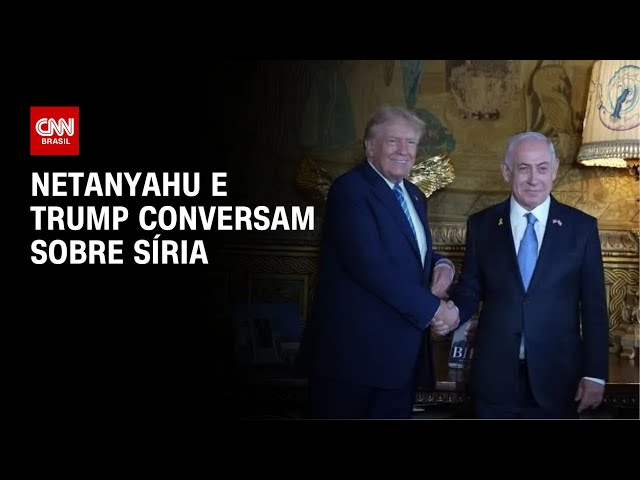 Netanyahu e Trump conversam sobre Síria | CNN NOVO DIA