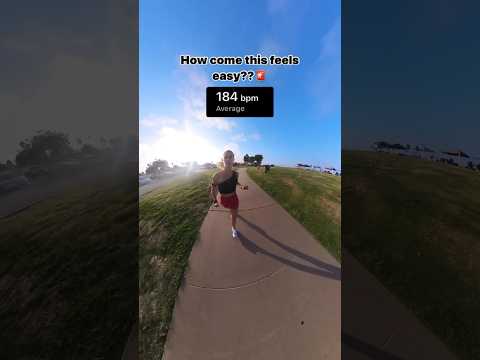 Why does running at 180 HEART RATE feel easy?🙊👀