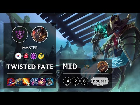 Twisted Fate Mid vs Viktor - KR Master Patch 10.24